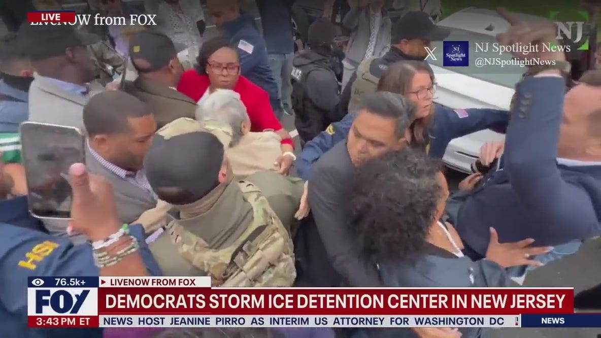 PUSHY: Dems storm ICE facility, Newark mayor arrested